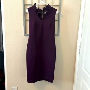 Calvin Klein deep plum colored dress size 4